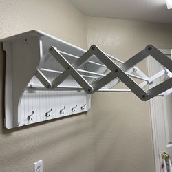 White - Wall Hanging Drying rack