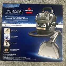 Bissell Little Green Hydrosteam Pet Carpet Cleaner Upholstery Cleaner 