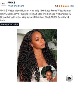 14 inch wig