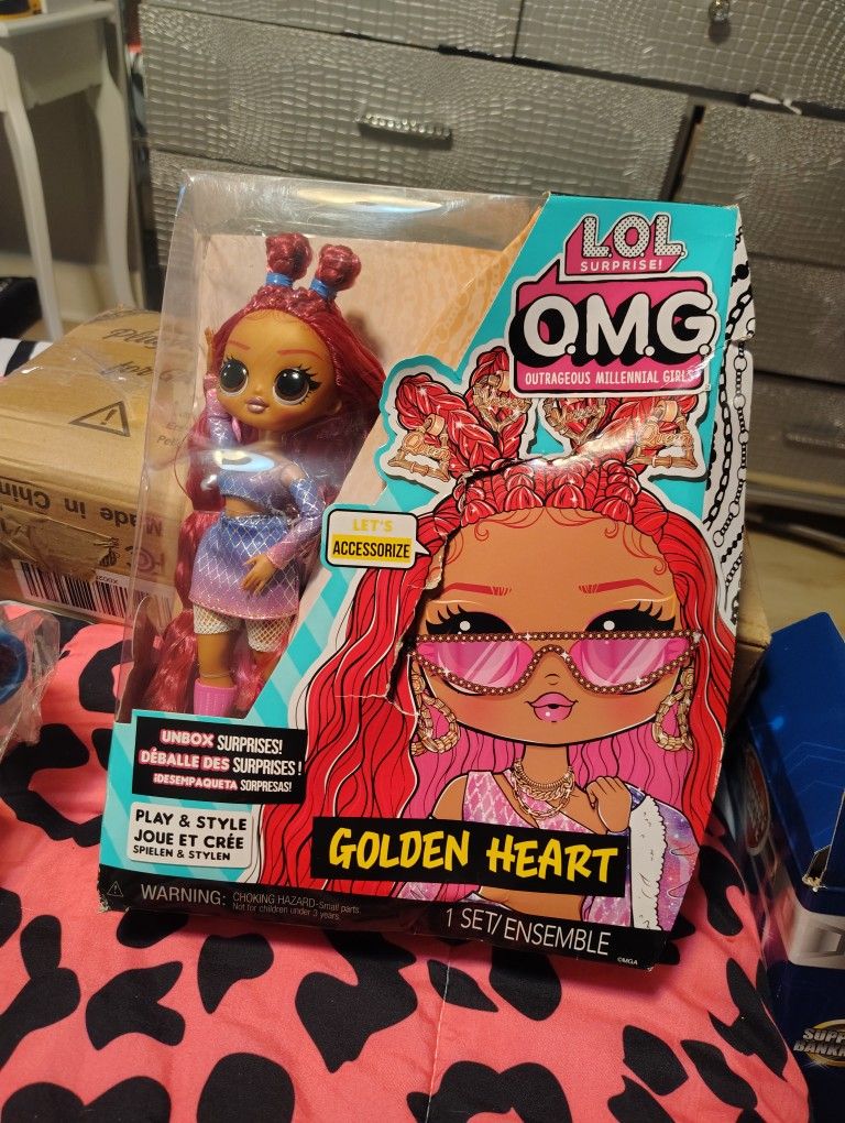 Brand New In The Box Never Been Opened LOL Surprise OMG Doll Golden Heart