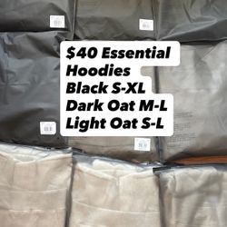 Essential hoodies