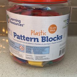 Learning Resources Plastic Pattern Blocks