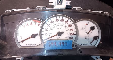 Cluster 2006 corolla type s