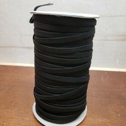 Black 1/4" ~ 100yards Elastic Roll Firm Price 