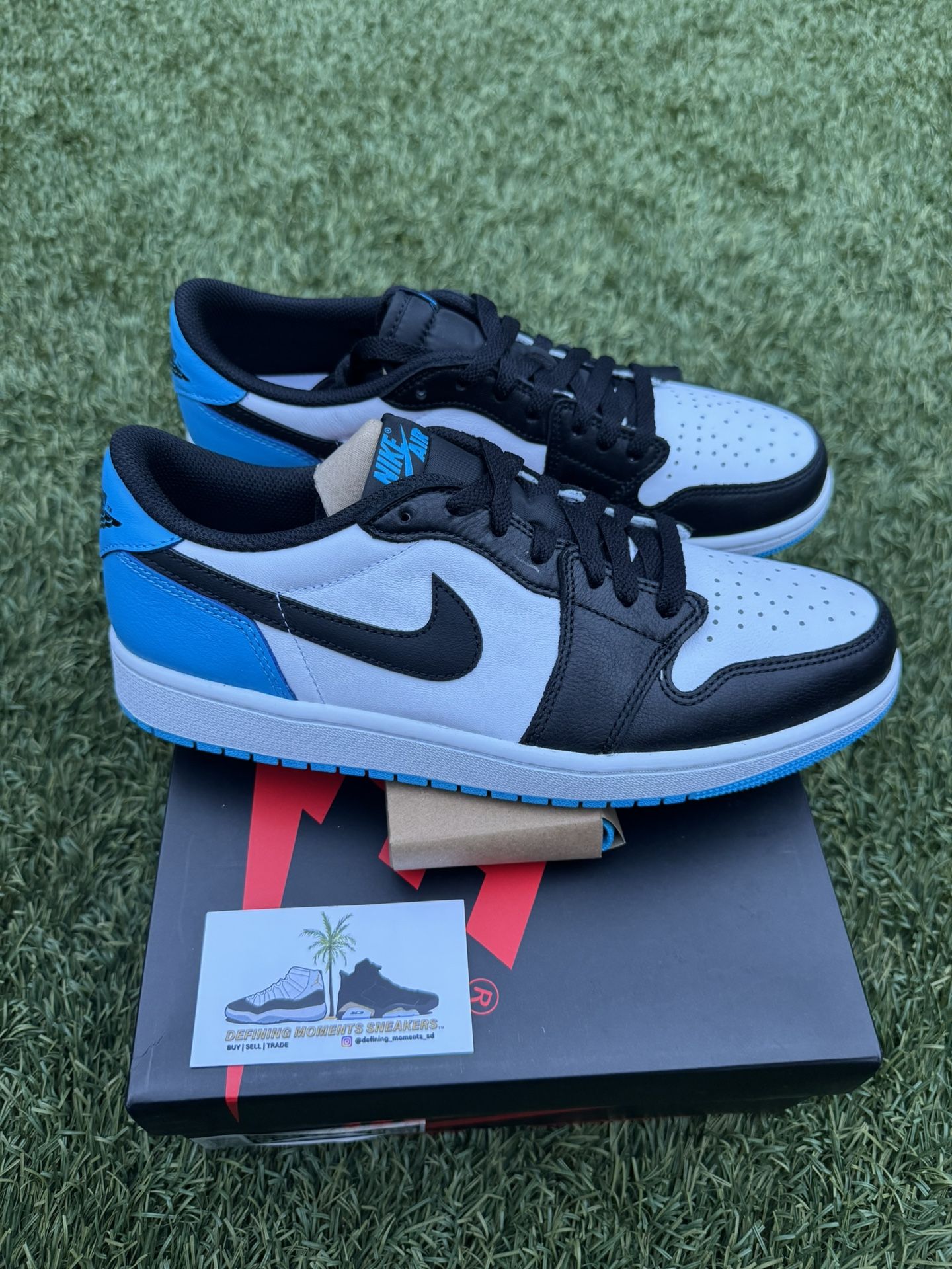 Nike Air Jordan 1 OG Low Powder Blue Size 9.5