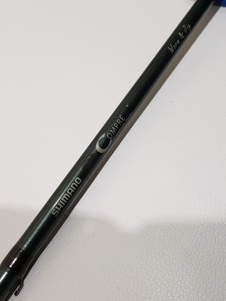 shimano compre 7 2 worm rod Convergence Spinning D Compre Muskie is available in seven TELESCOPING models Shimano Compre Walleye Spinning Rod