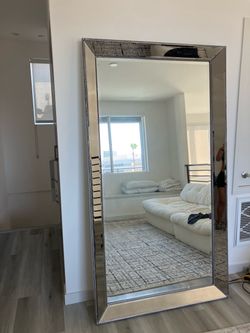 Z GALLERIE OMNI LEANING MIRROR