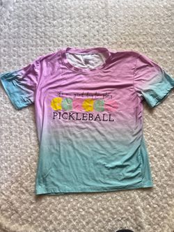 Pickleball Graphic Tie-Dye T-Shirt