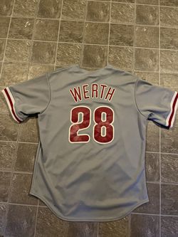 Jayson Werth Philadelphia Phillies Majestic Gray Road Jersey Men's Size L  for Sale in Lindenhurst, NY - OfferUp