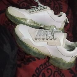 Jimmy Choo White "Diamond" Sneaker