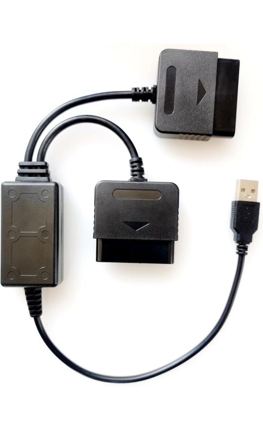 Compatible/Replacement 2 in 1 Dual PSX PS1 PS2 to PS3 PC Laptop USB Controller Converter Adapter Black. Package Include: 1 Pcs DHSKZRMJ Black USB 2 in