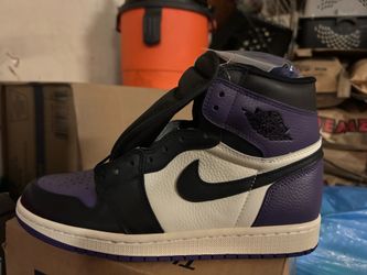Court purple Jordan 1s