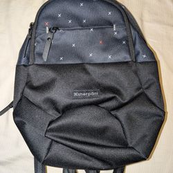 Sherpani Mini Backpack Black With X Prints - BNWT