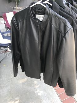 Mens Leather Jacket Like New!