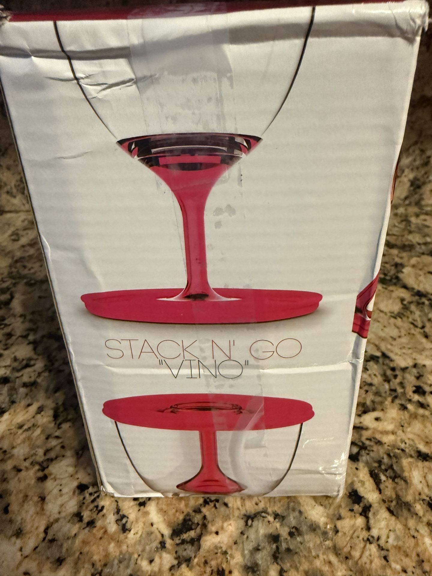 Stack N Go - Plastic Wine Glasses - Set Of 2