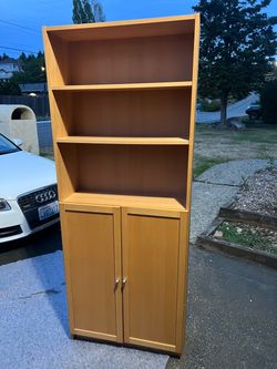 IKEA Billy Bookcase, Oxberg Line, 5 Shelves, Cupboard, Delivery