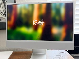 Apple iMac Computer 24” M1 (2021) – Mint Condition – Factory Reset