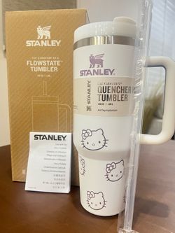 Brand New Hello Kitty White Stanley 40 oz Tumbler – Limited Edition! 