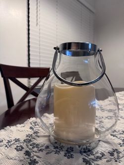 Glass Candle Lantern