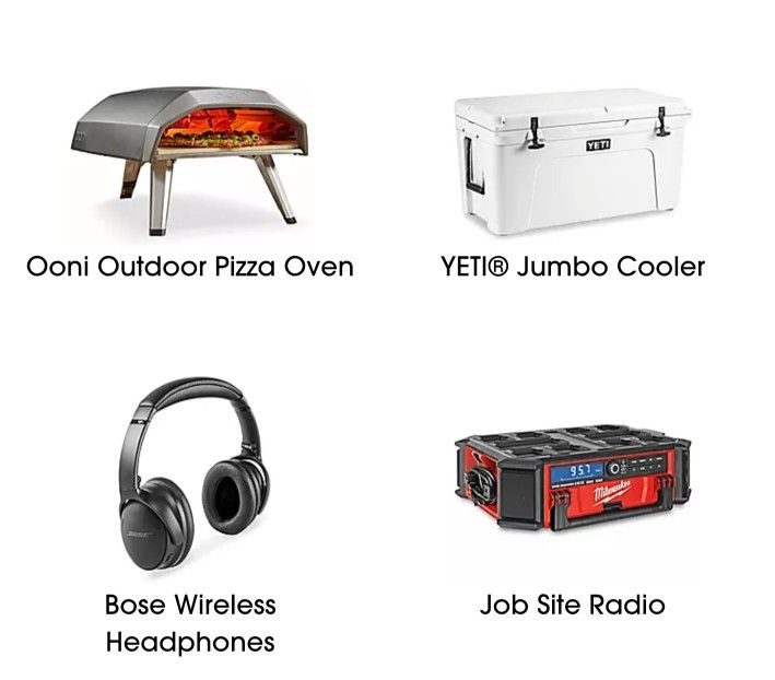 Yeti Pizza Oven Bose Headphone Milwaukee Radio