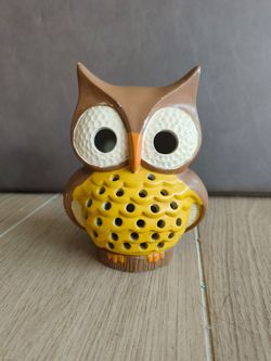 Vintage Ceramic Owl Light