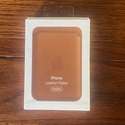 iPhone Brown Leather Wallet 