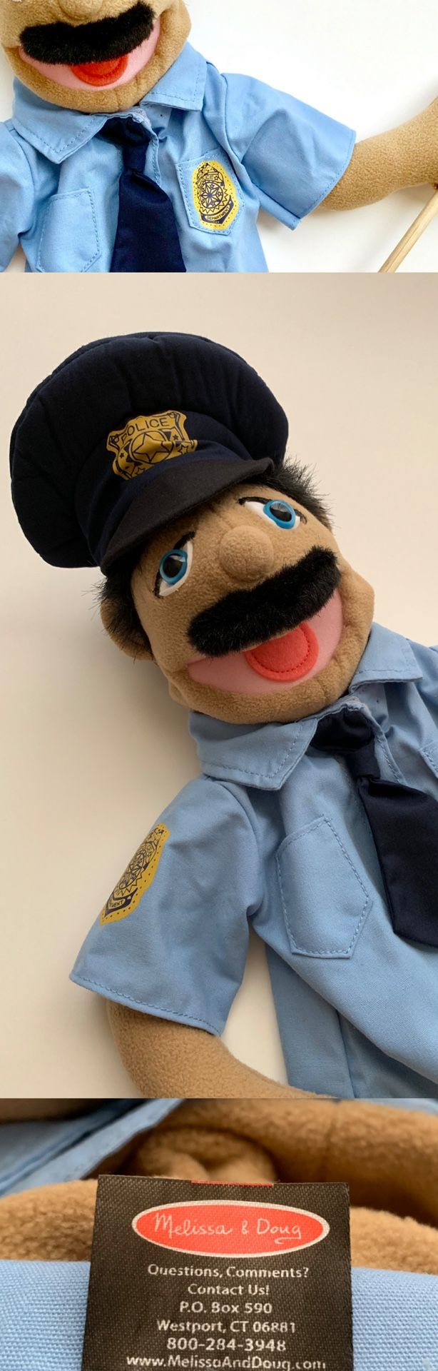 Authentic Melissa & Doug Cop Puppet