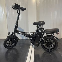 Folding electric bicycle