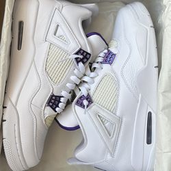 Jordan 4 Retro “Purple Metallic” size 12