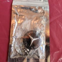 Mercedes-Benz all metal round key chain