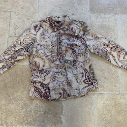 Women Botton Down Shirt Size M