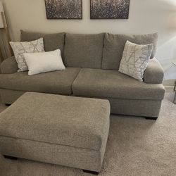 Couch and ottoman 