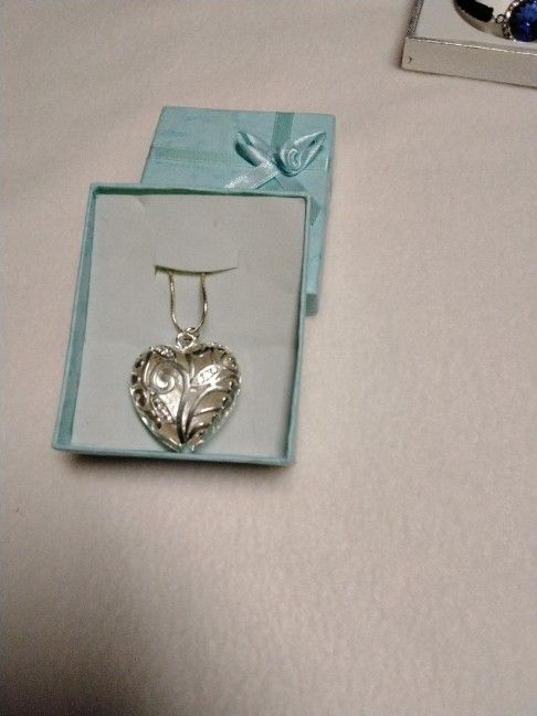 Sterling Silver Heart Pendant 