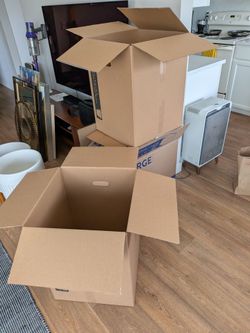 Free! 4 large moving boxes