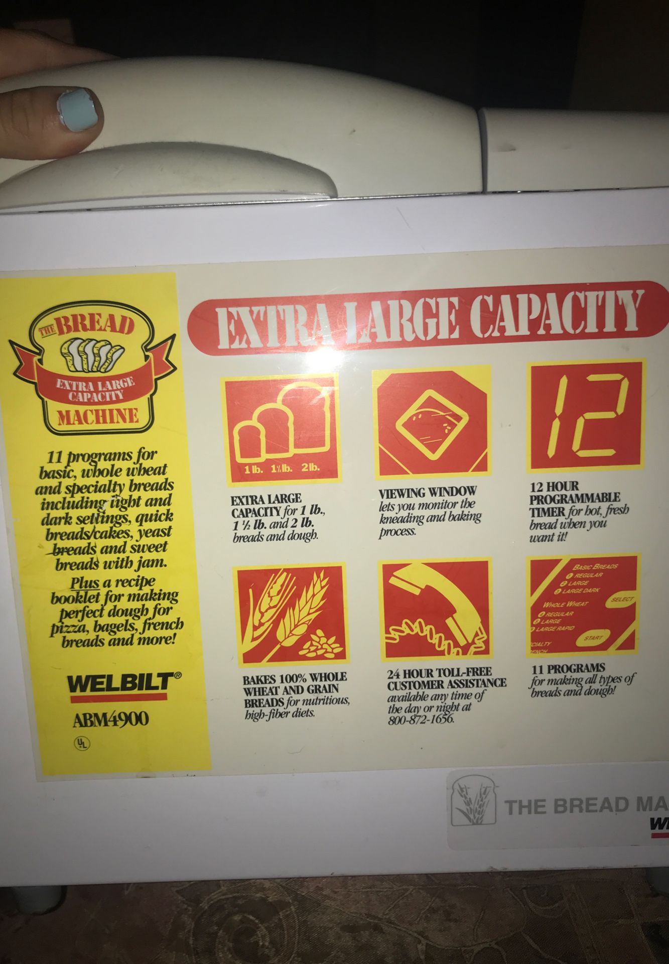 Bread maker ! Works perfectfly!