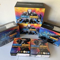 New S.H.MonsterArts GODZILLA VS. KONG 2021 SET. 
