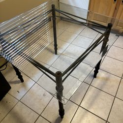 3'x3' Glass Table 