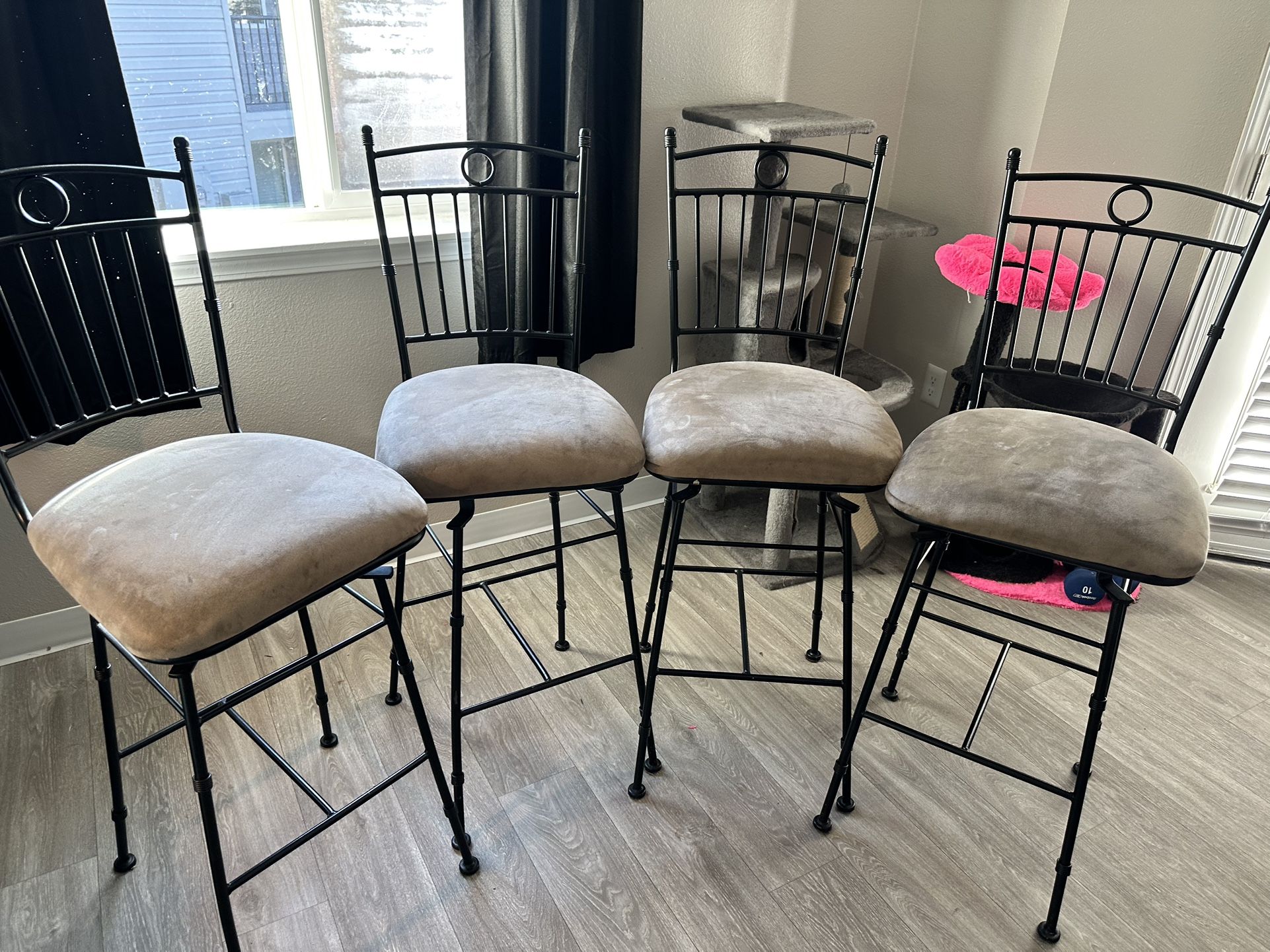 Swivel Metal Chairs