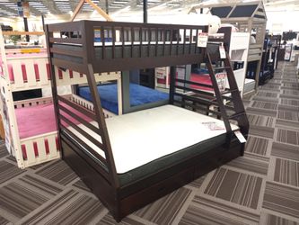 Twin over Full Bunk Bed Set