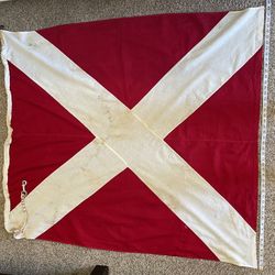 Original WWII Navy ship Signal flag