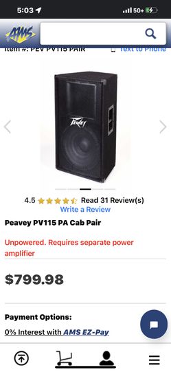 2PEAVEY 115s