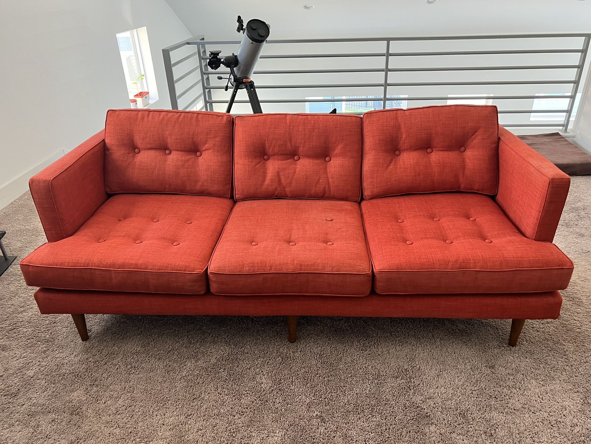 West Elm Peggy Sofa In Cayenne