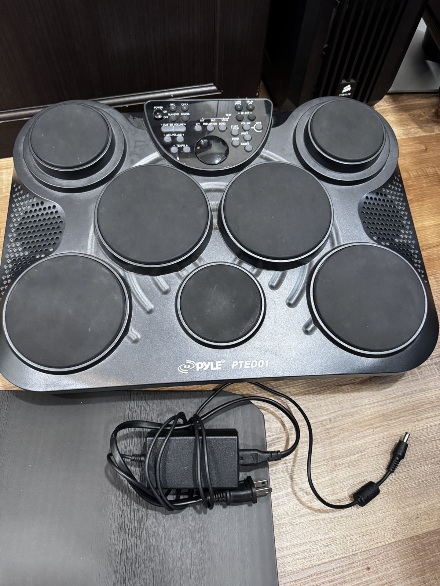 Pyle PTED01 Electronic Drum Kit – Missing Kick & Hi-Hat Pedals OPEN to negotiations