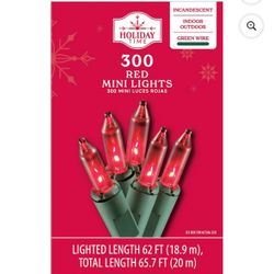 300 MINI RED LIGHT WITH GREEN WIRE
