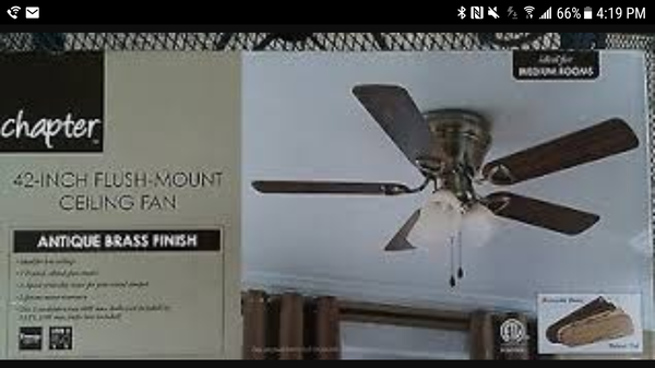 42 Inch Flush Mount Ceiling Fan For Sale In Los Angeles Ca Offerup