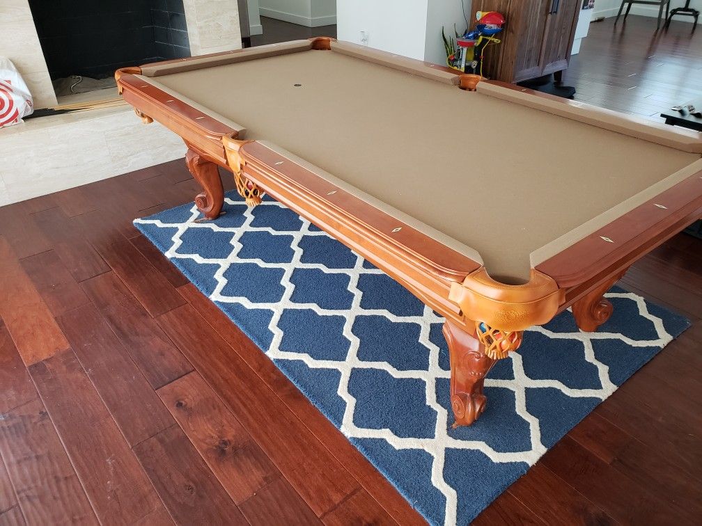 8x4 3 PC slate Pooltable