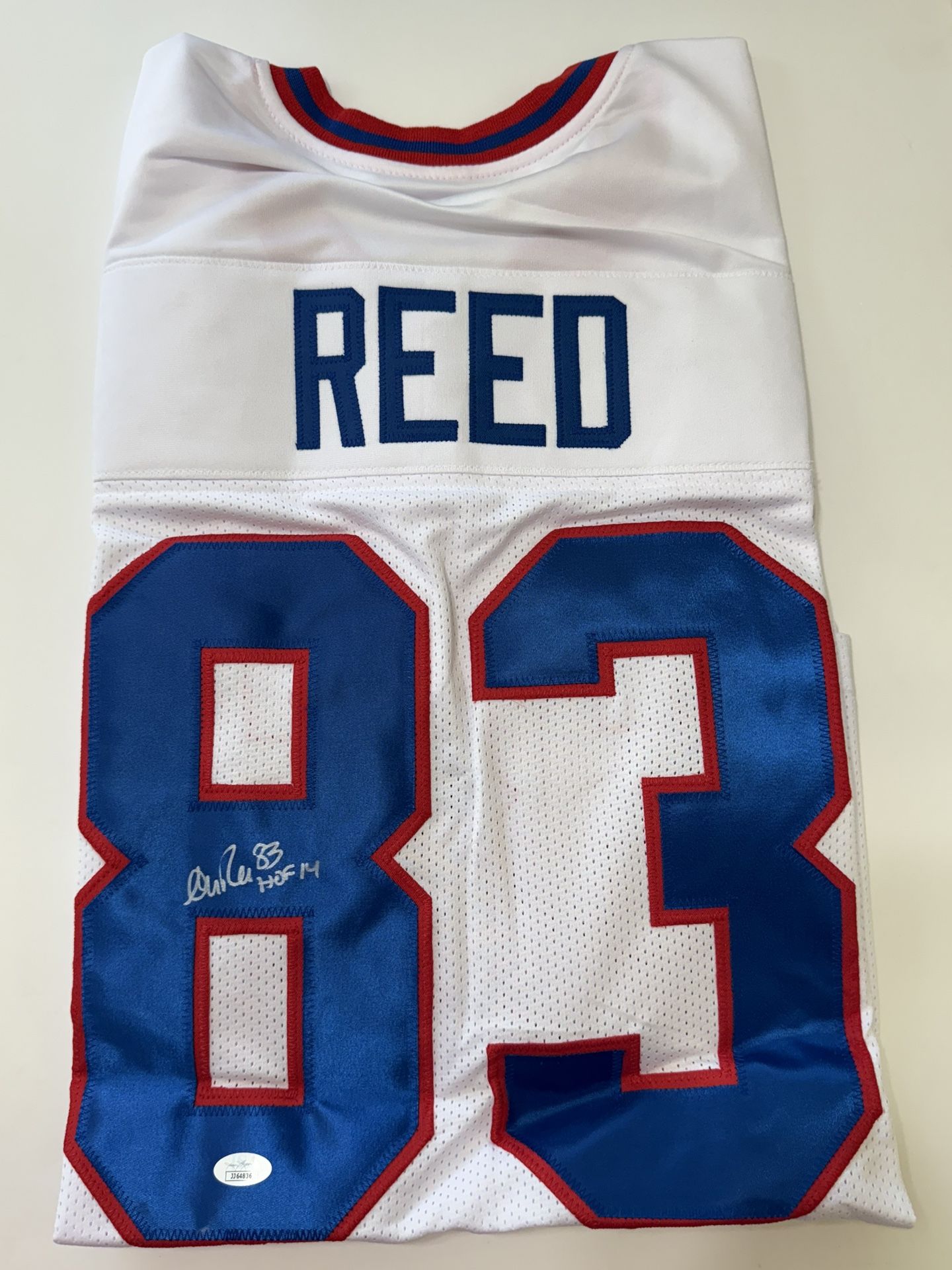 Andre Reed HOF Autographed Jersey