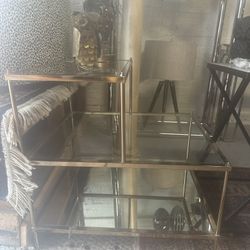 Glass Coffee Table / Planter
