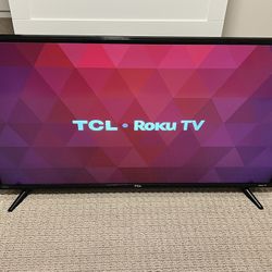 40” TCL Roku TV