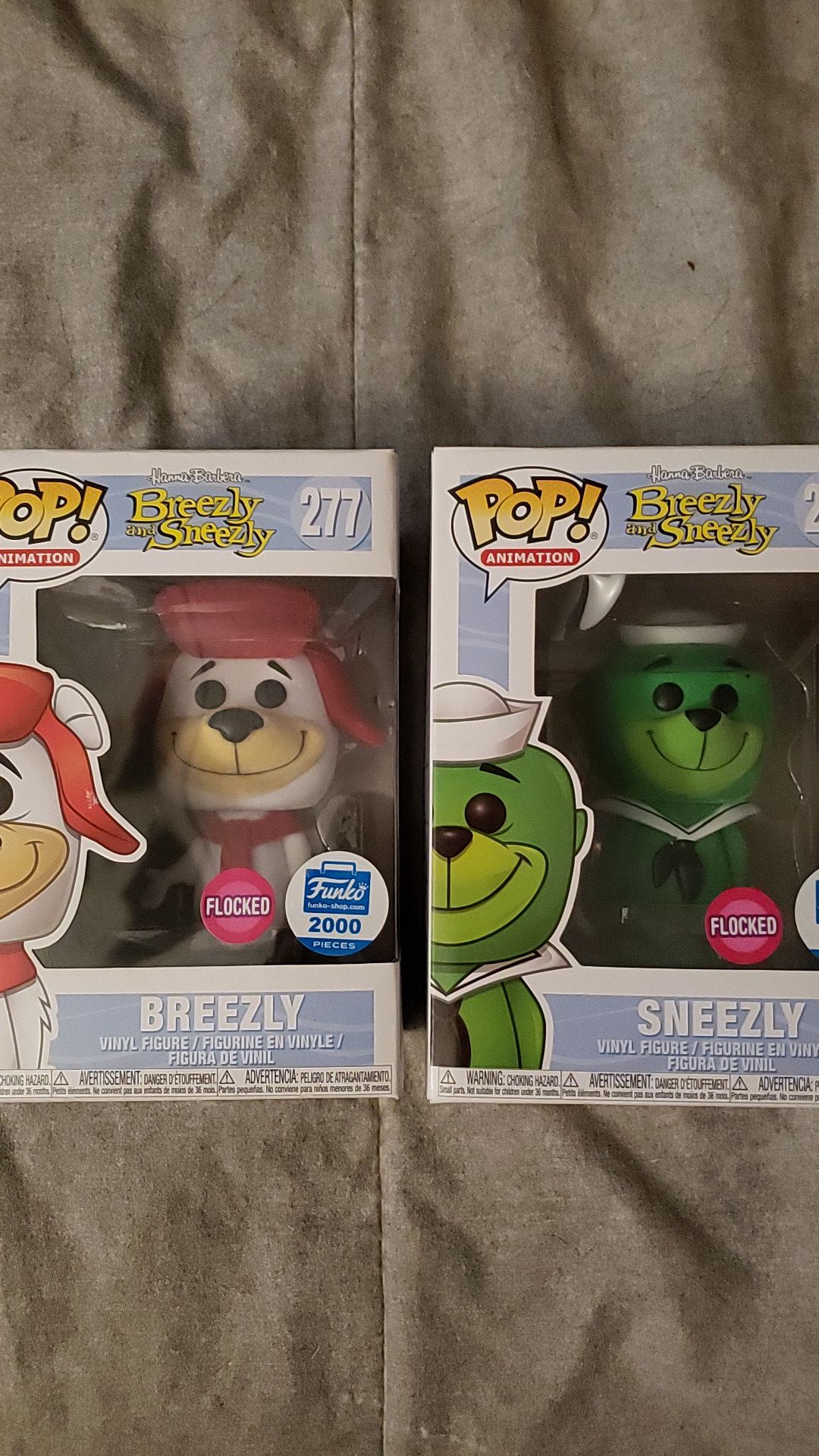Breezily and Sneezly Flocked Funko Shop 2000 piece Edition